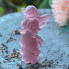 Memorial Angel ~ Cats Eye Pink Carving