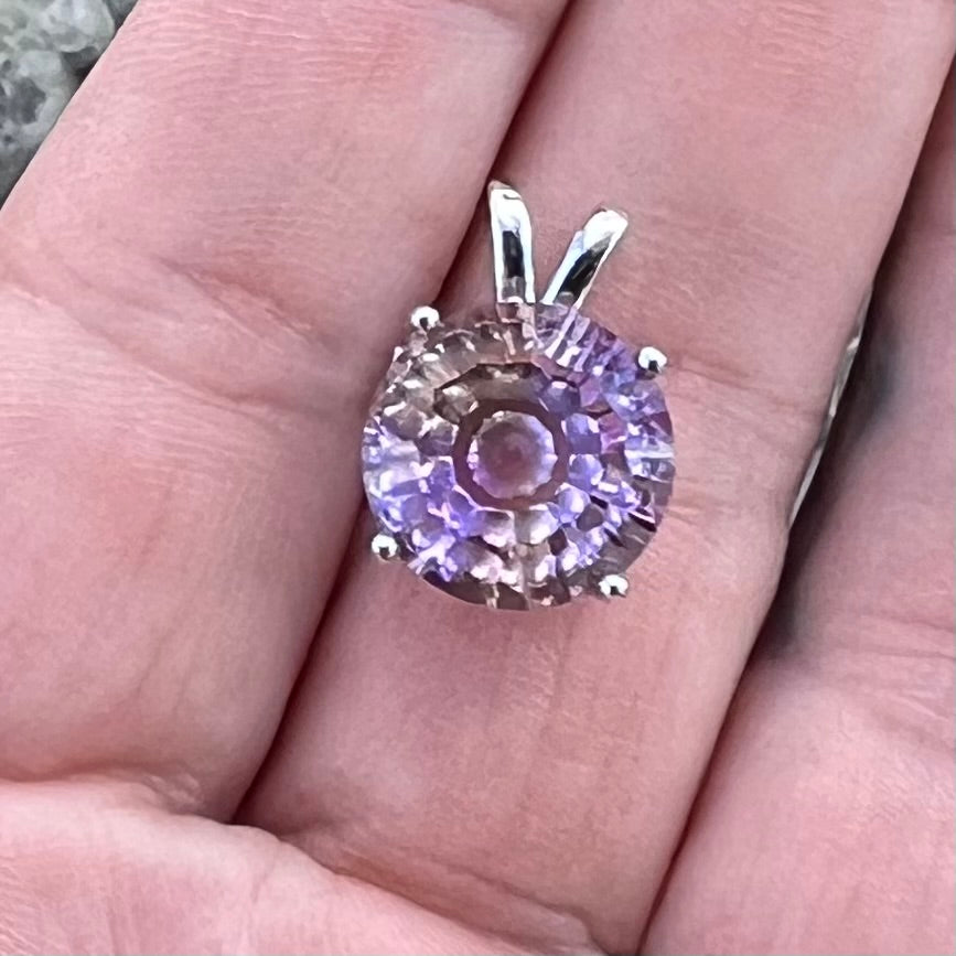 Ametrine ~ Sterling Silver Pendant