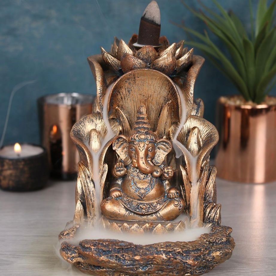 Ganesh Abundance Back-flow Incense Burner