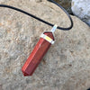 Red Jasper Double Pointed Pencil Pendant