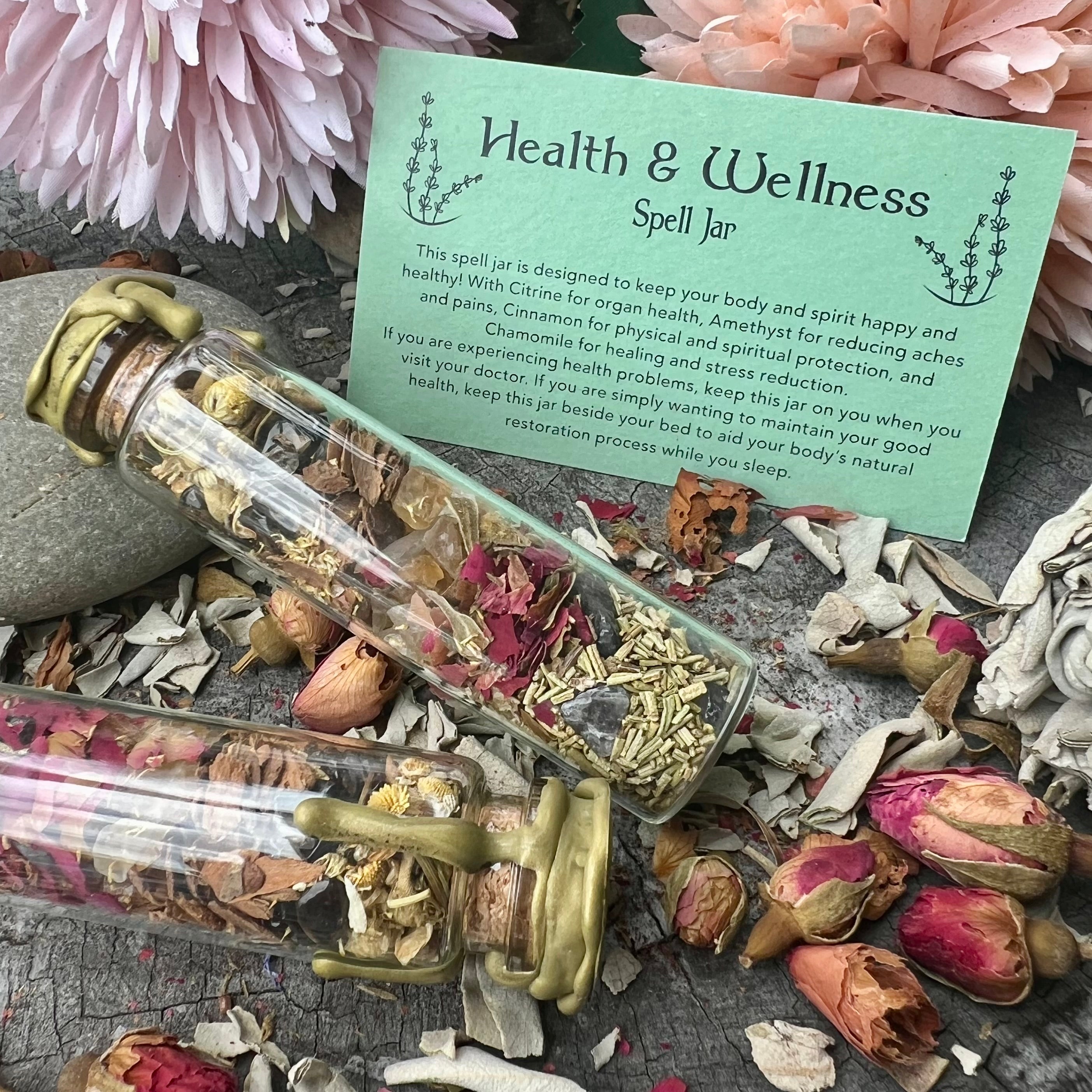 Health and Wellness Spell Jar