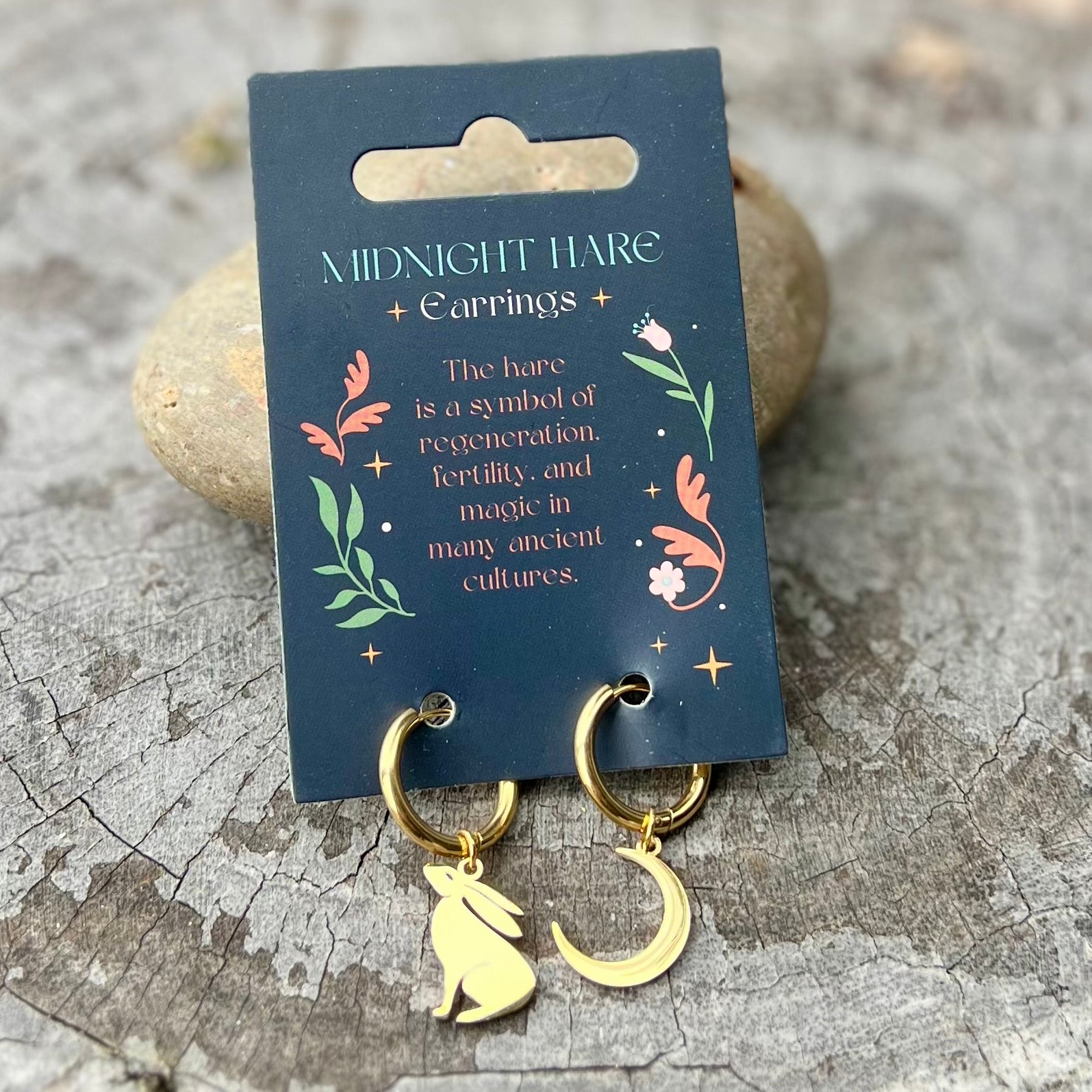Midnight Hare Lucky ~ Earrings