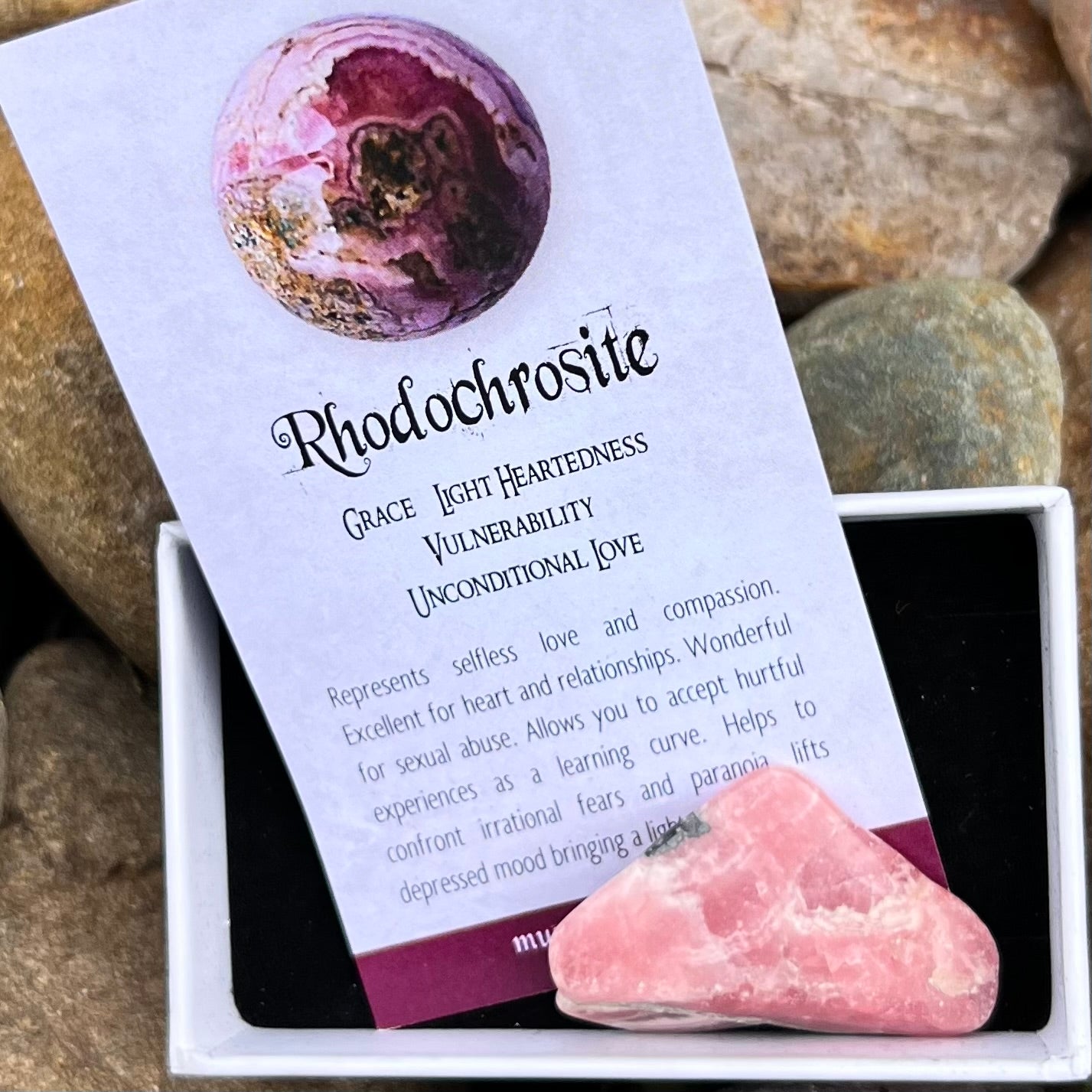 Rhodochrosite ~ Specialty Boxed Crystal