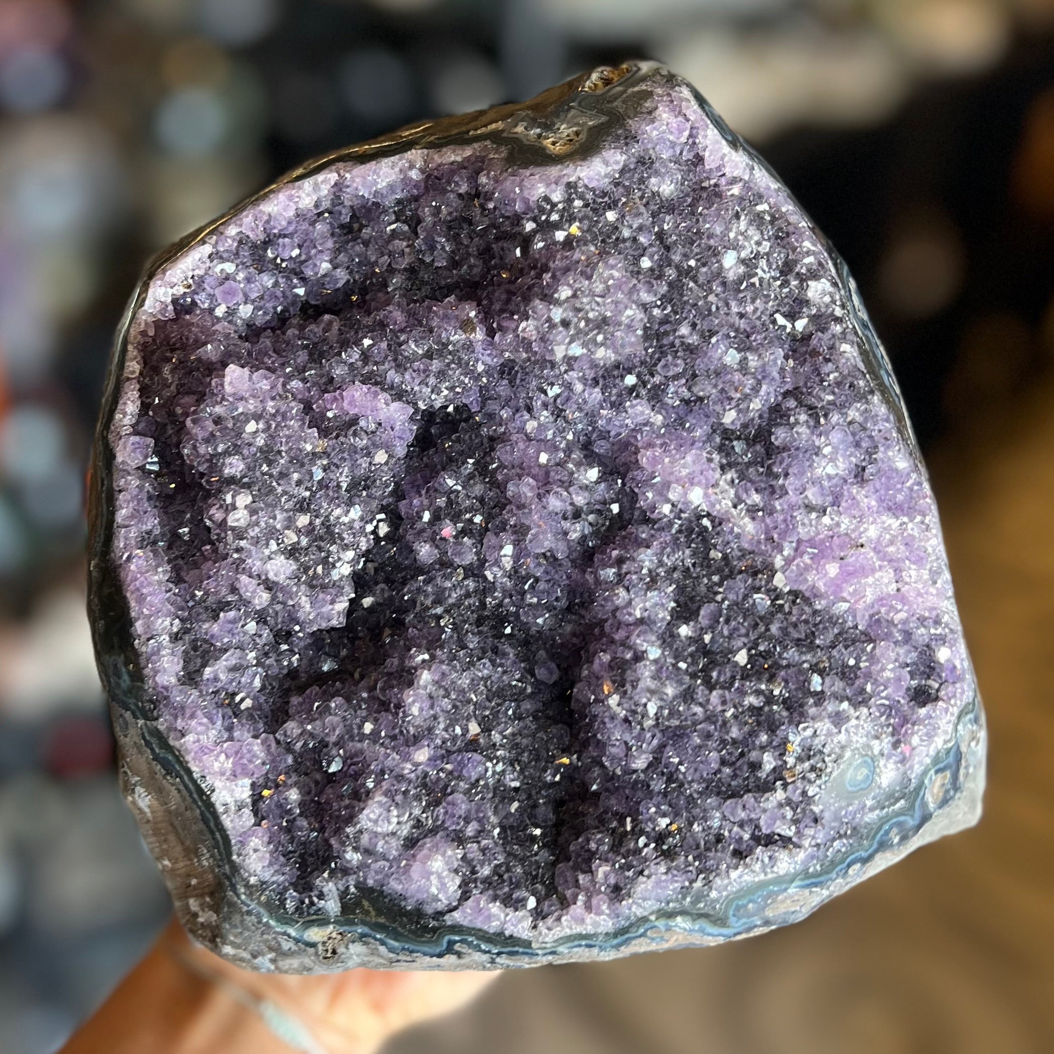 Raw Standing Amethyst Cluster