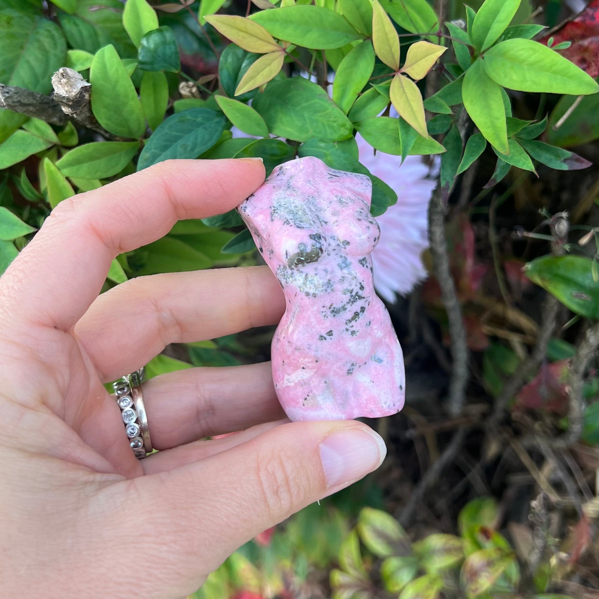 Pink Opal ~ Lady Body Carving ~ 1