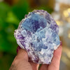 Purple & Blue Natural Fluorite Specimen