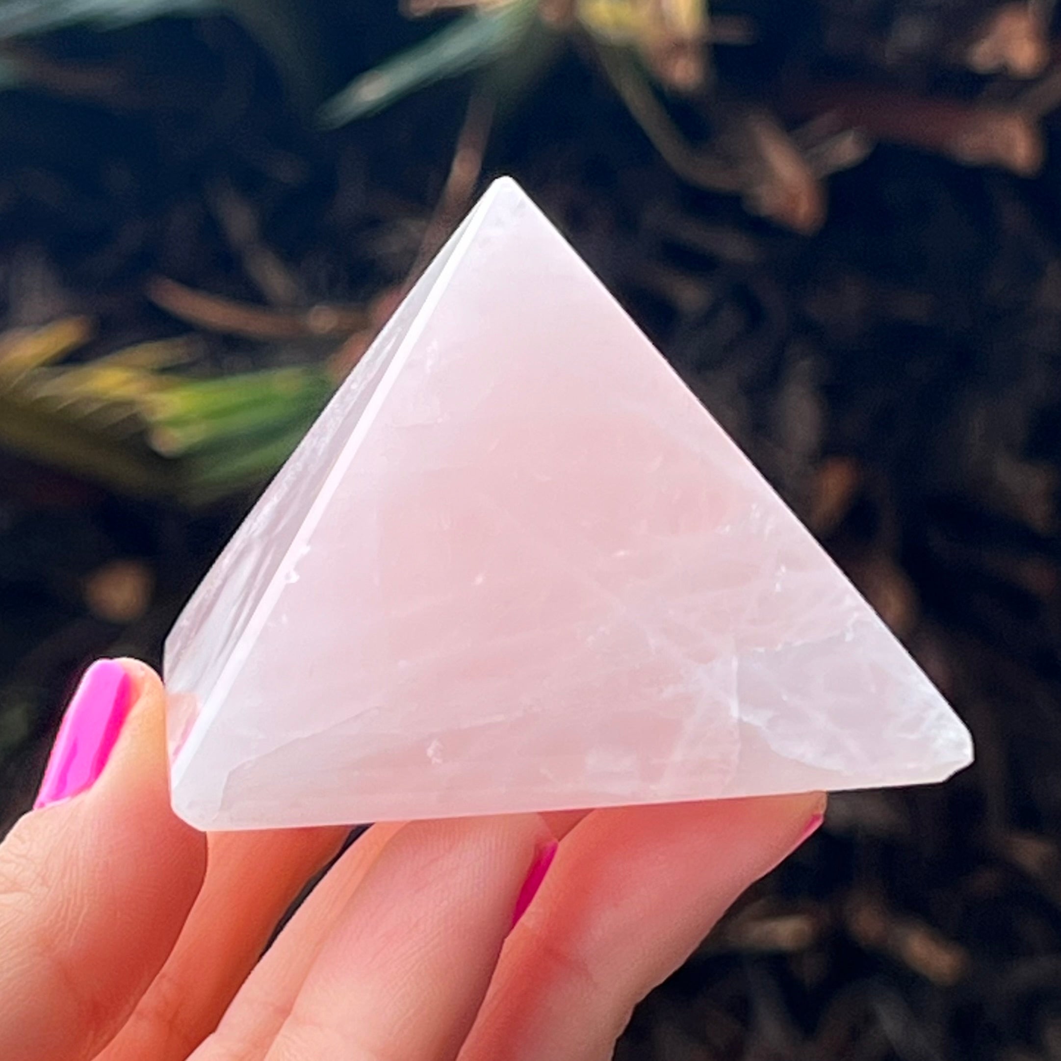 Rose Quartz Pyramid