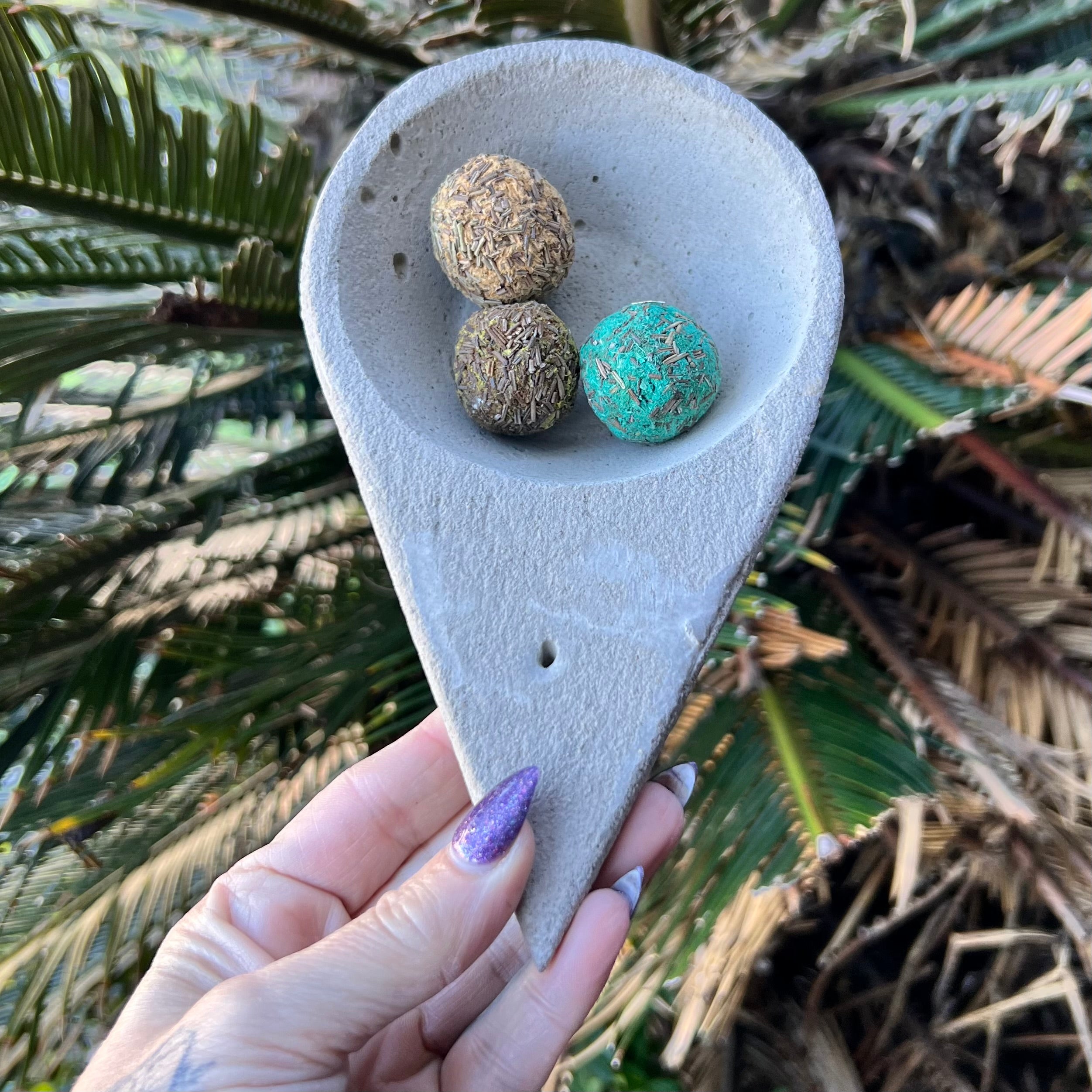 Boho Clay Incense Burner ~ Large