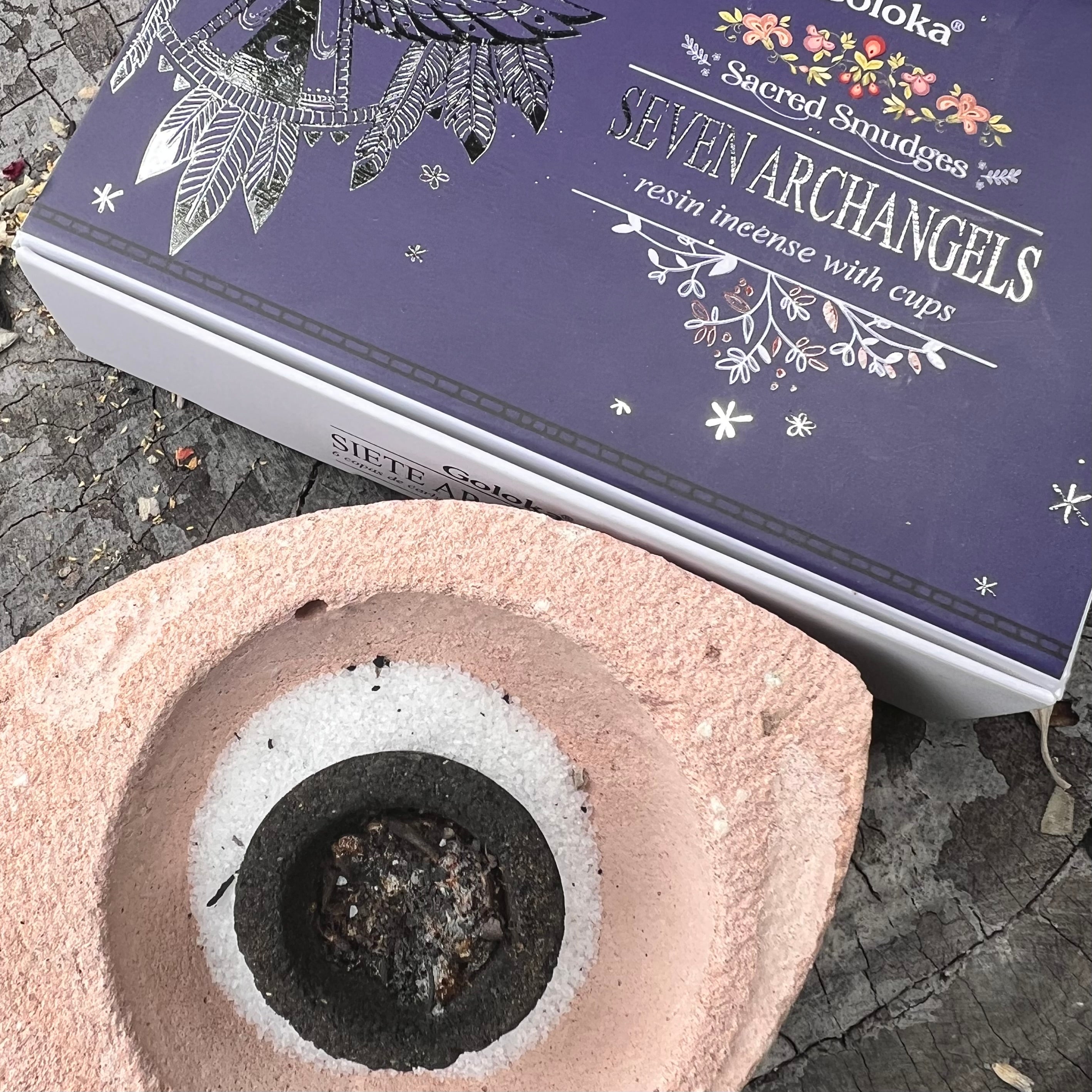 Sacred Smudges ~ Seven Archangels ~ Resin Incense Cups