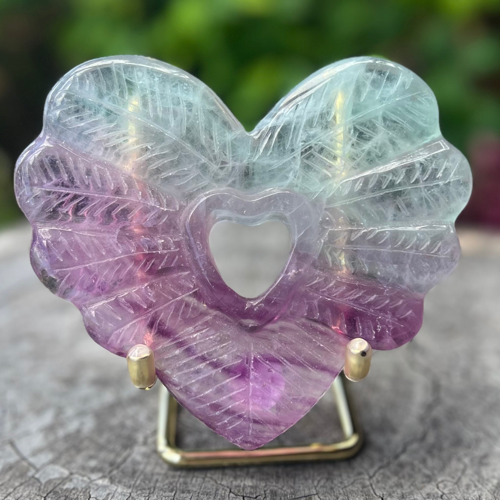 Fluorite Heart