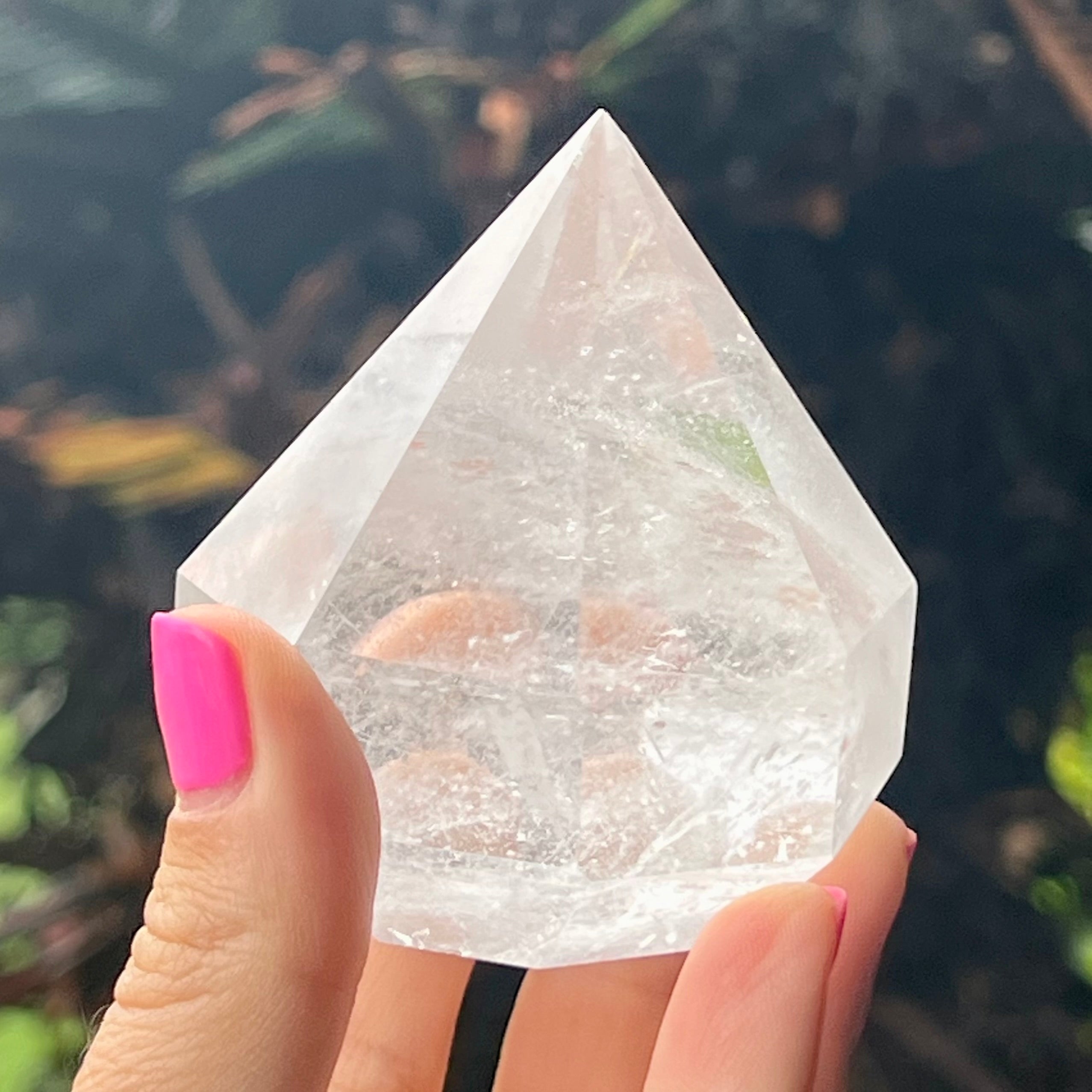 Clear Quartz Diamond Cut