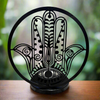 Hamsa Protection Tea Light Candle Holder