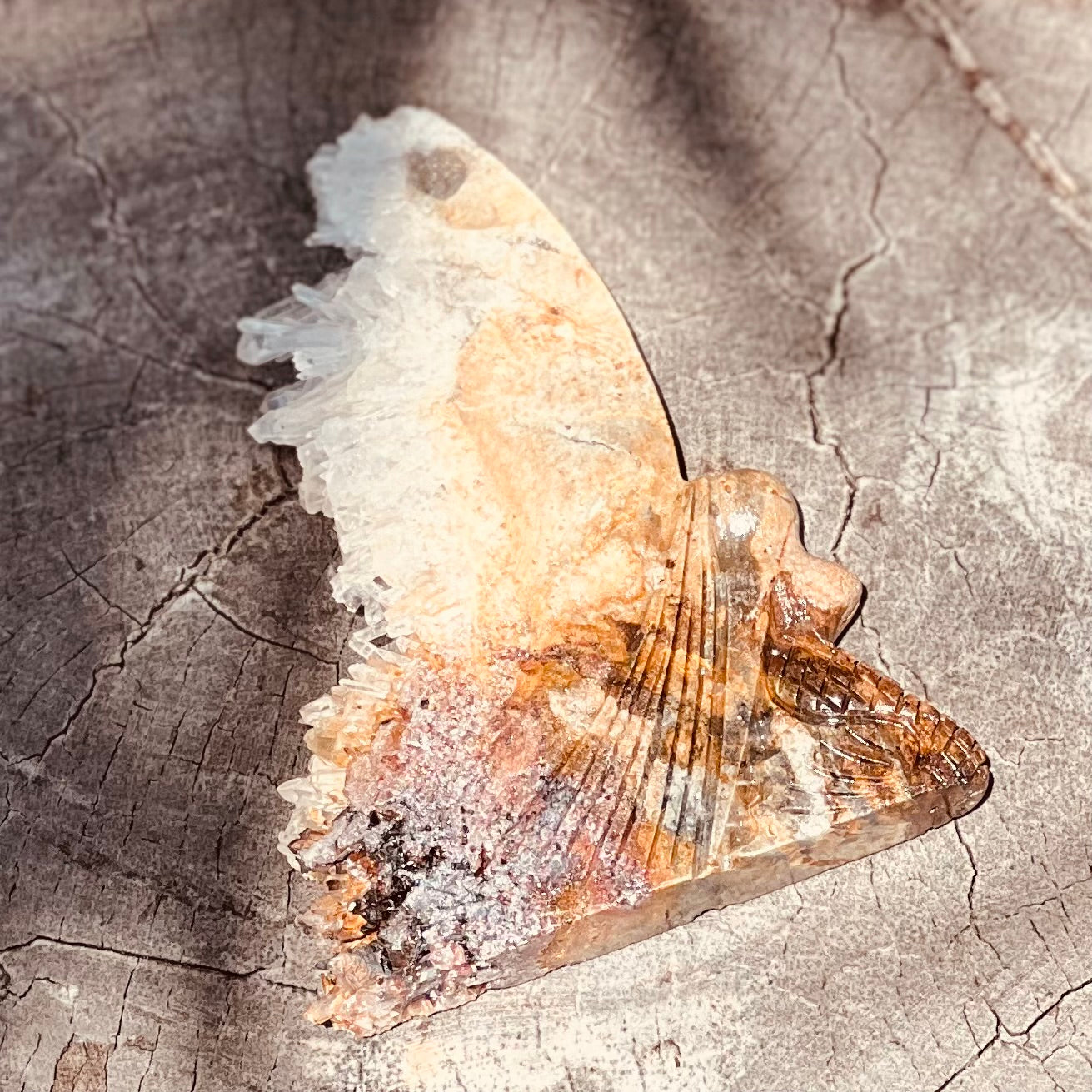 Clear Quartz Mermaid Carving