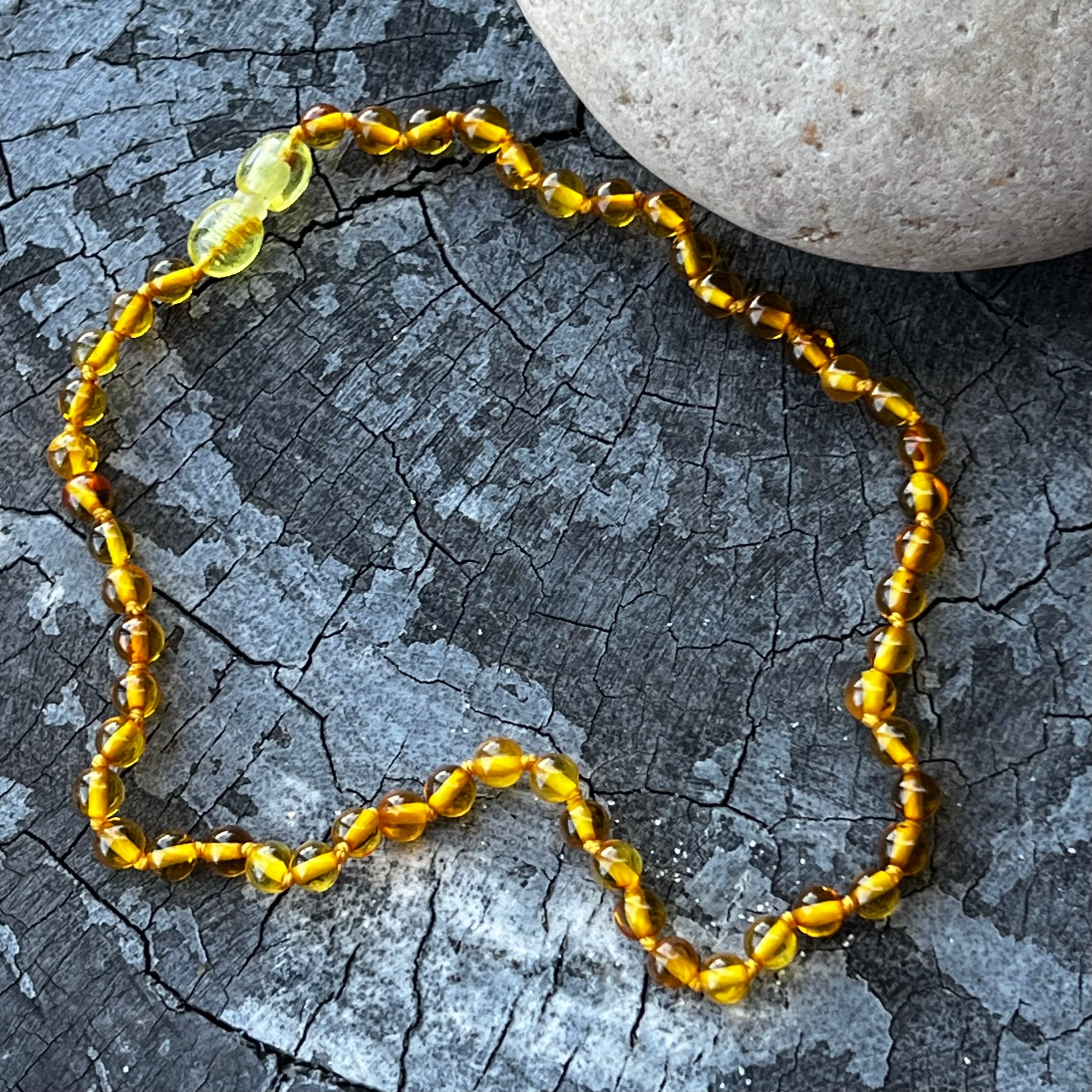 Amber Baby Teething Necklace
