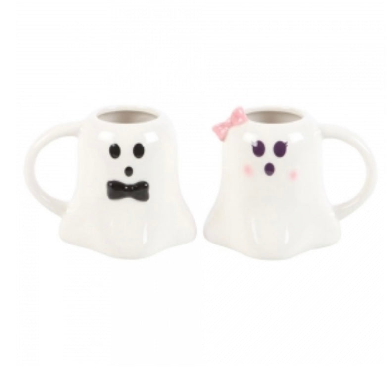 Mr Boo & Mrs Boo ~ Halloween Ghost Mug Set