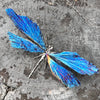 Dragon Fly ~ Blue Kyanite Electroplate