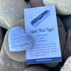 Blue Lace Agate Heart ~ Specialty Boxed Crystal