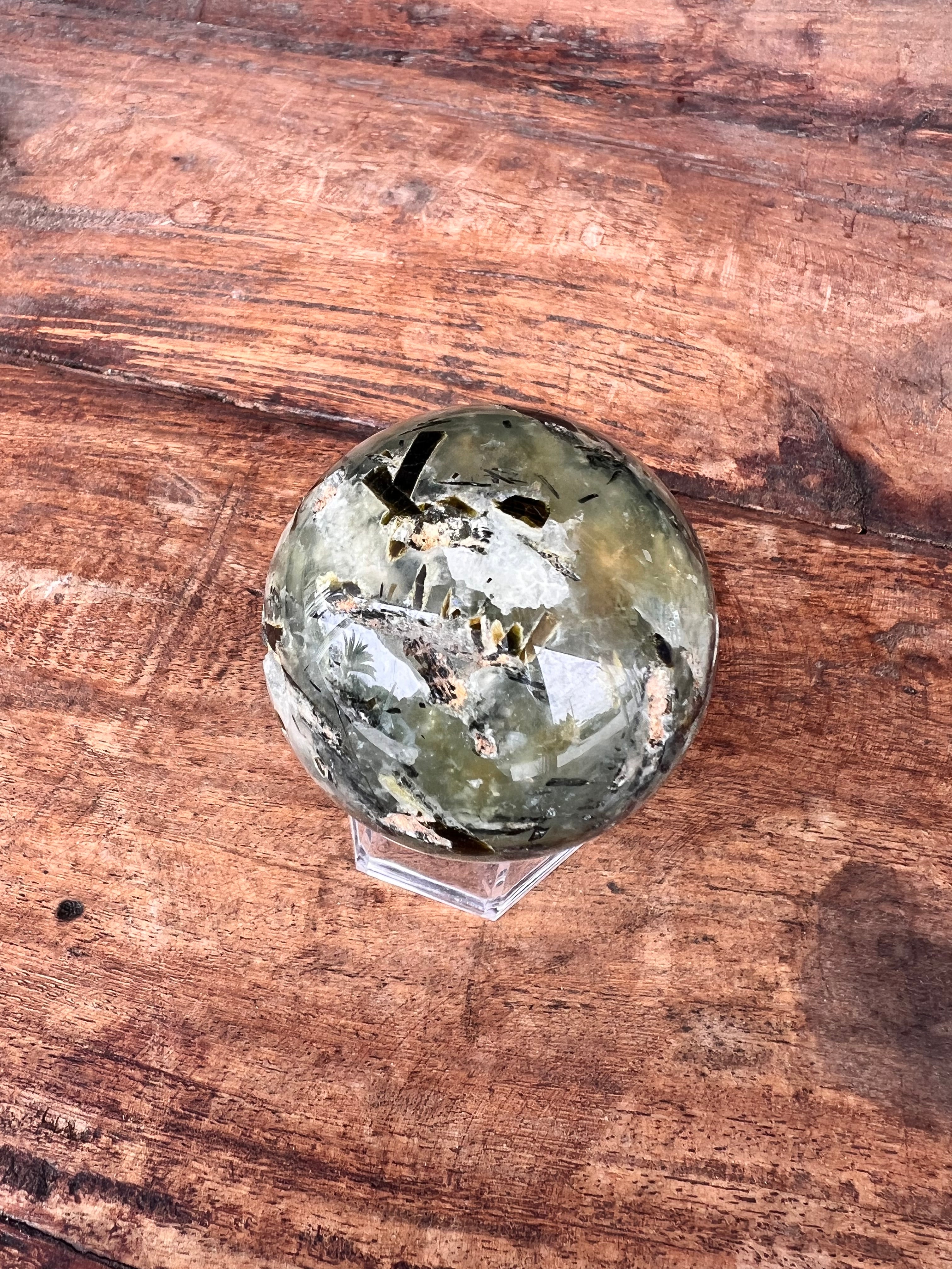 Prehnite Protection Sphere