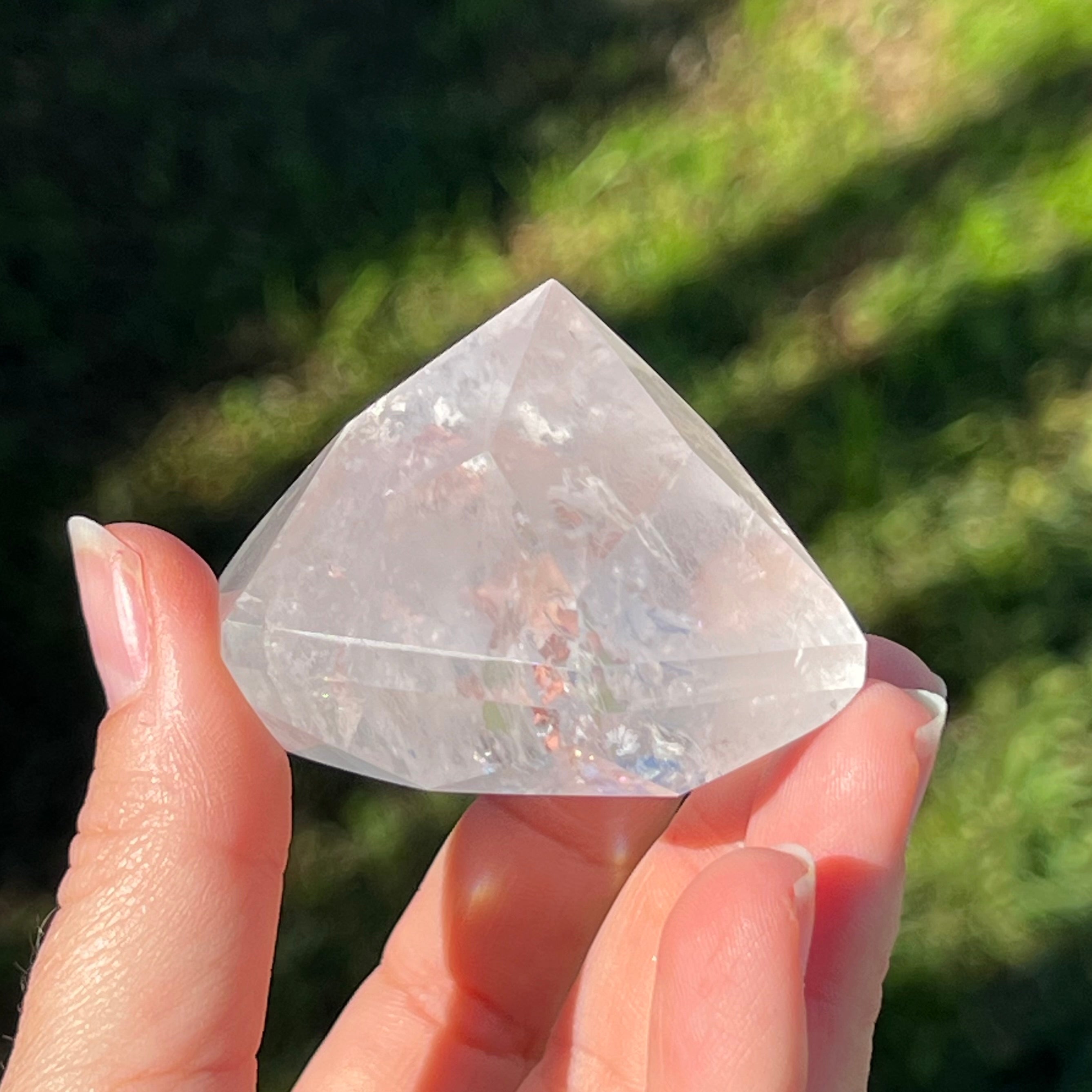 Clear Quartz Diamond Cut