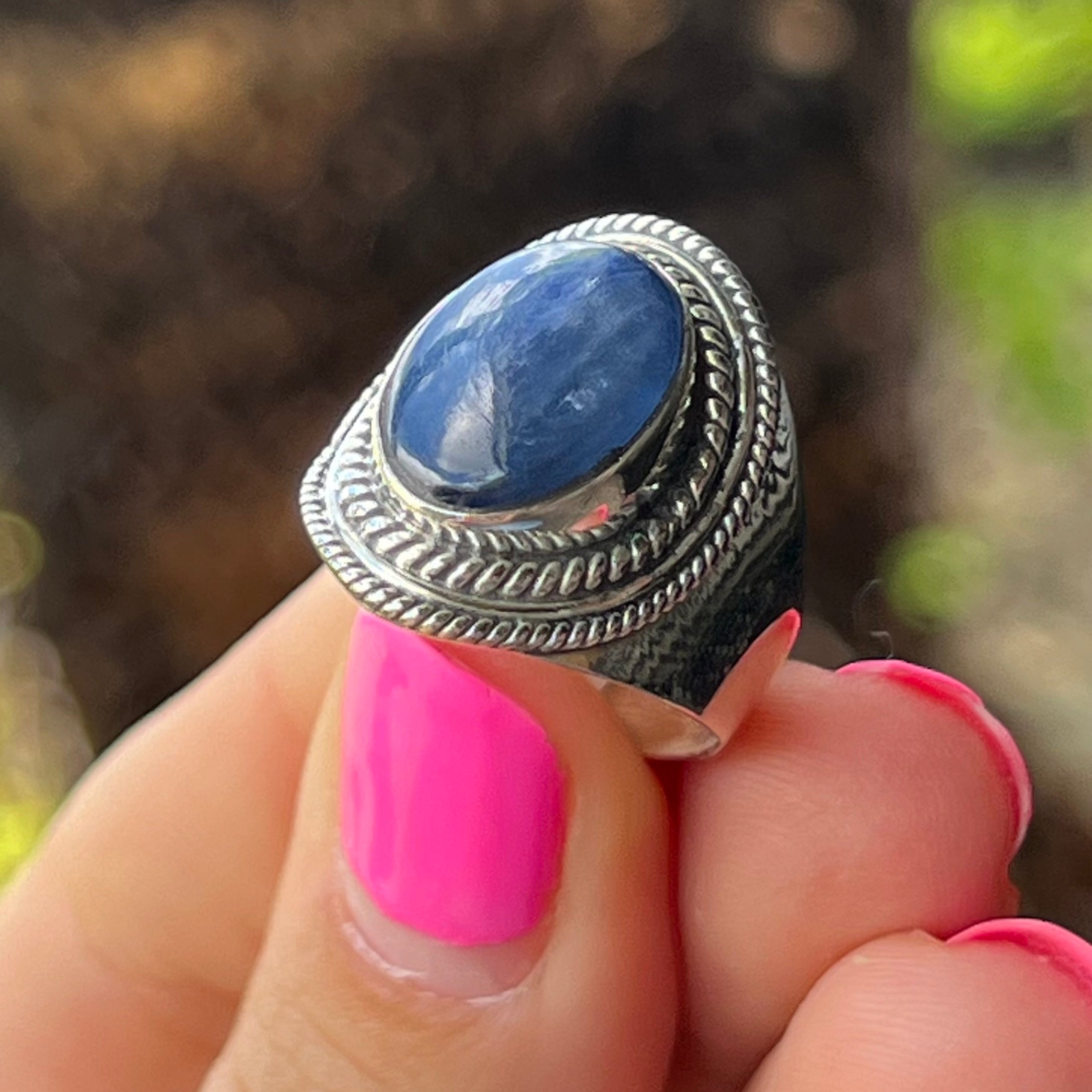 Kyanite Ring ~ size 7.5