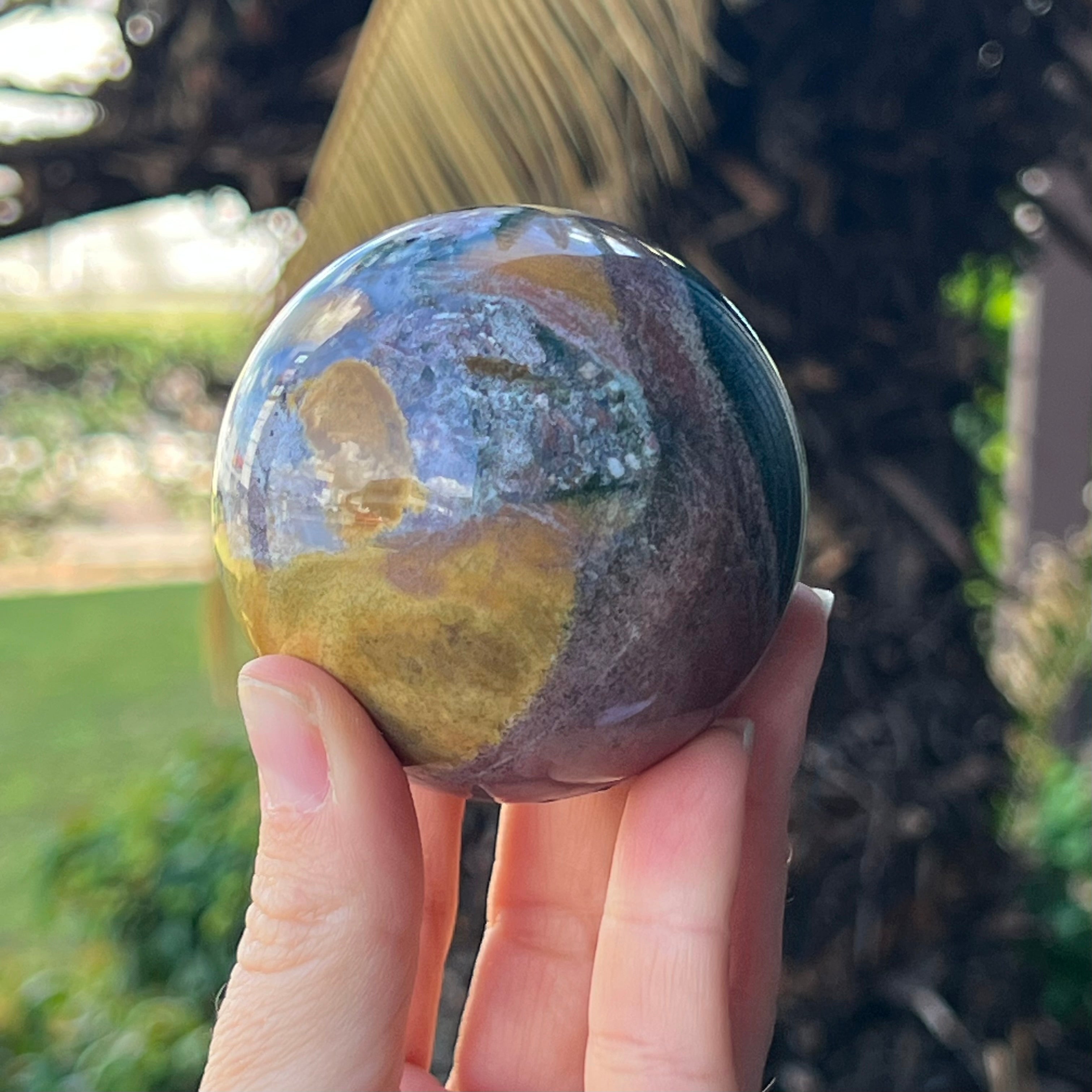 Ocean Jasper Sphere