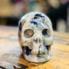 Dumortierite Psychic Enhancement Long Alien Head Skull