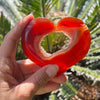 Carnelian Geode Heart
