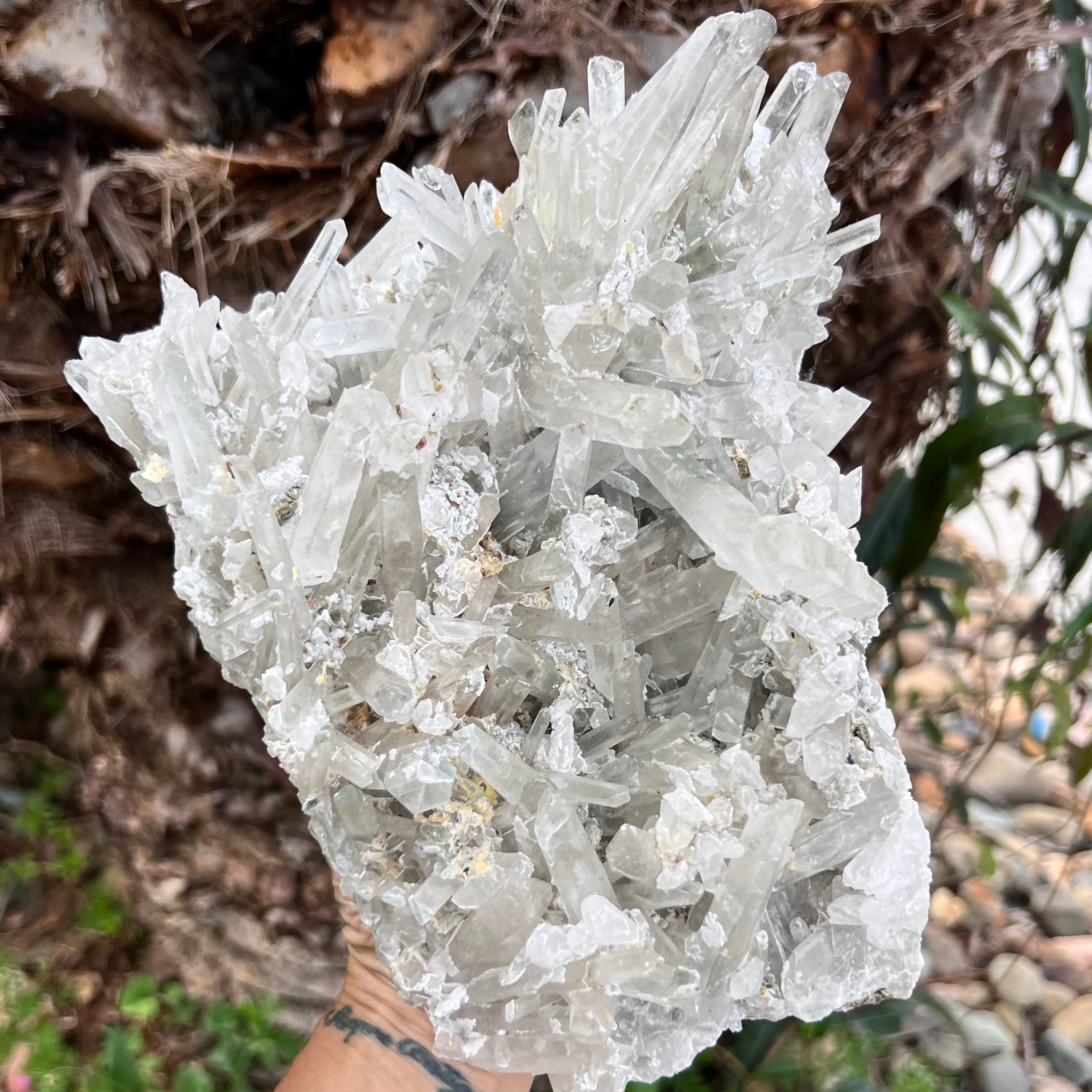 Clear Quartz Natural Raw Cluster