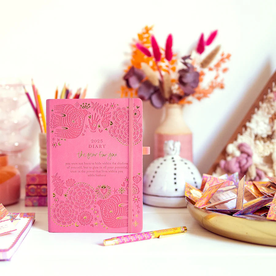 Intrinsic 2025 Diary Planner | The Year for You - Rose Quartz Pink