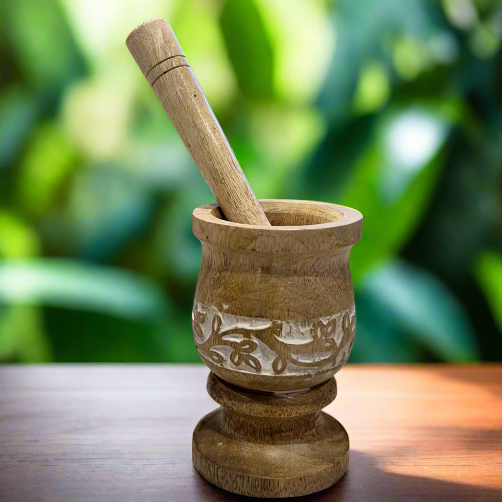 Mango Wood Mortar & Pestle