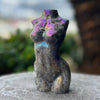Booty Licious Electroplated Sphalarite Lady Body Carving