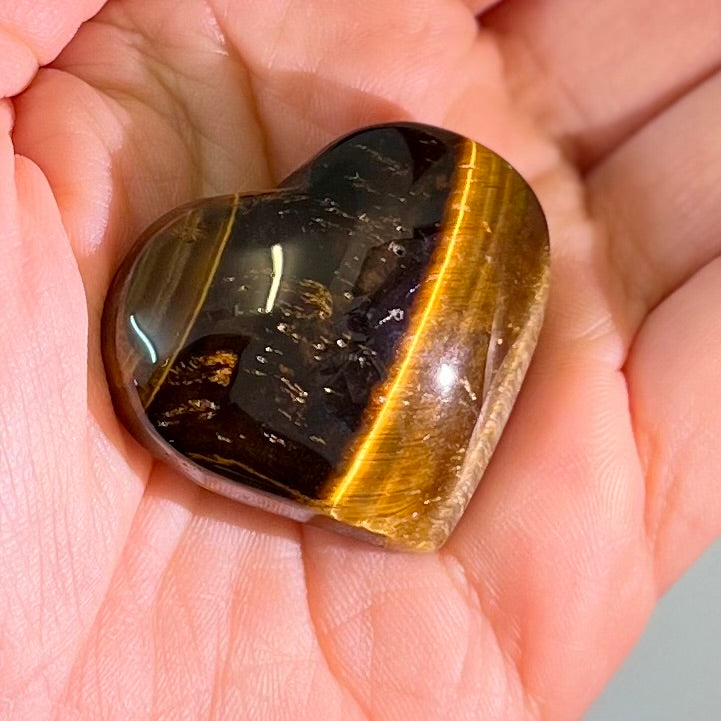 Golden Tiger Eye Heart ~ Specialty Crystal ~ Small