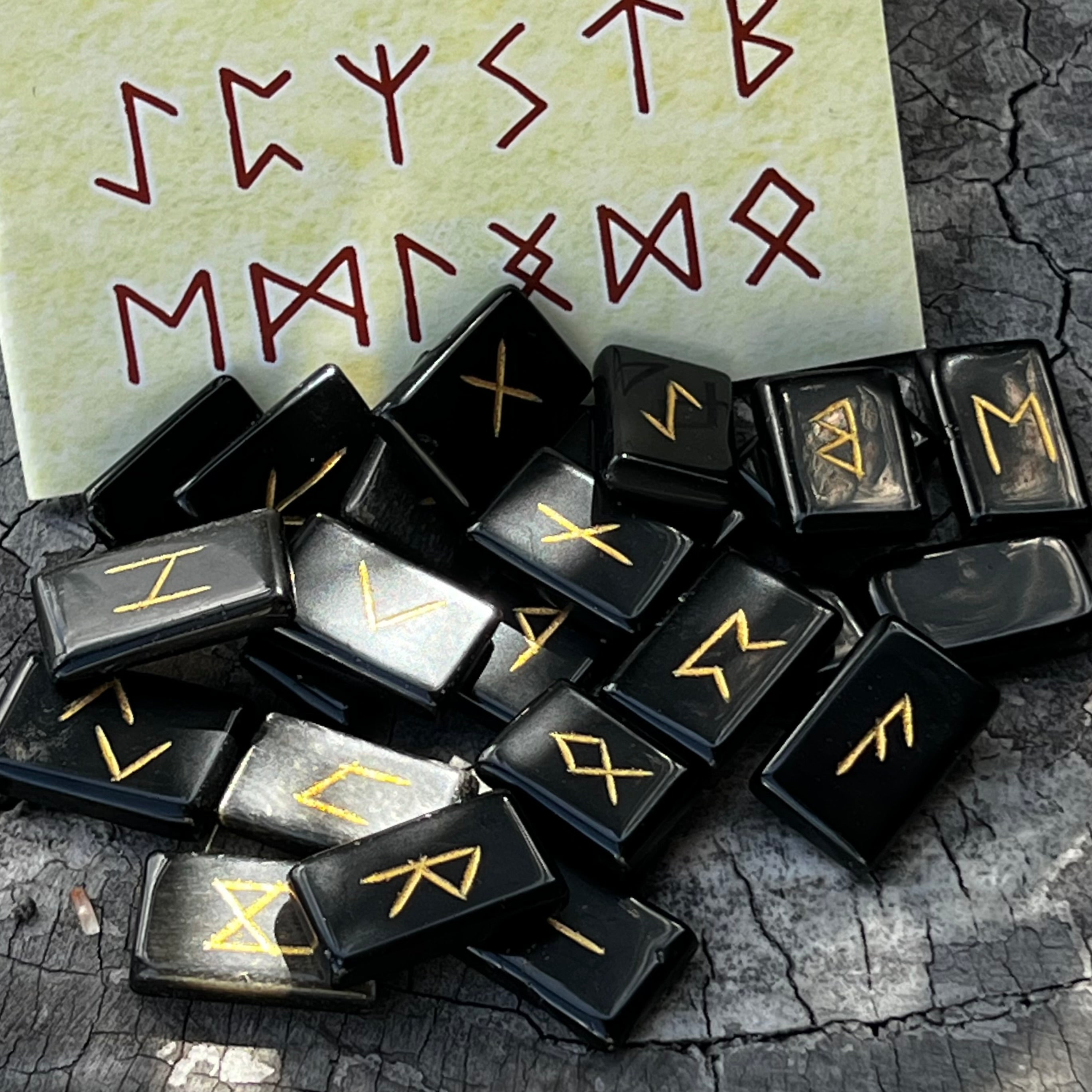 Black Obsidian Runes