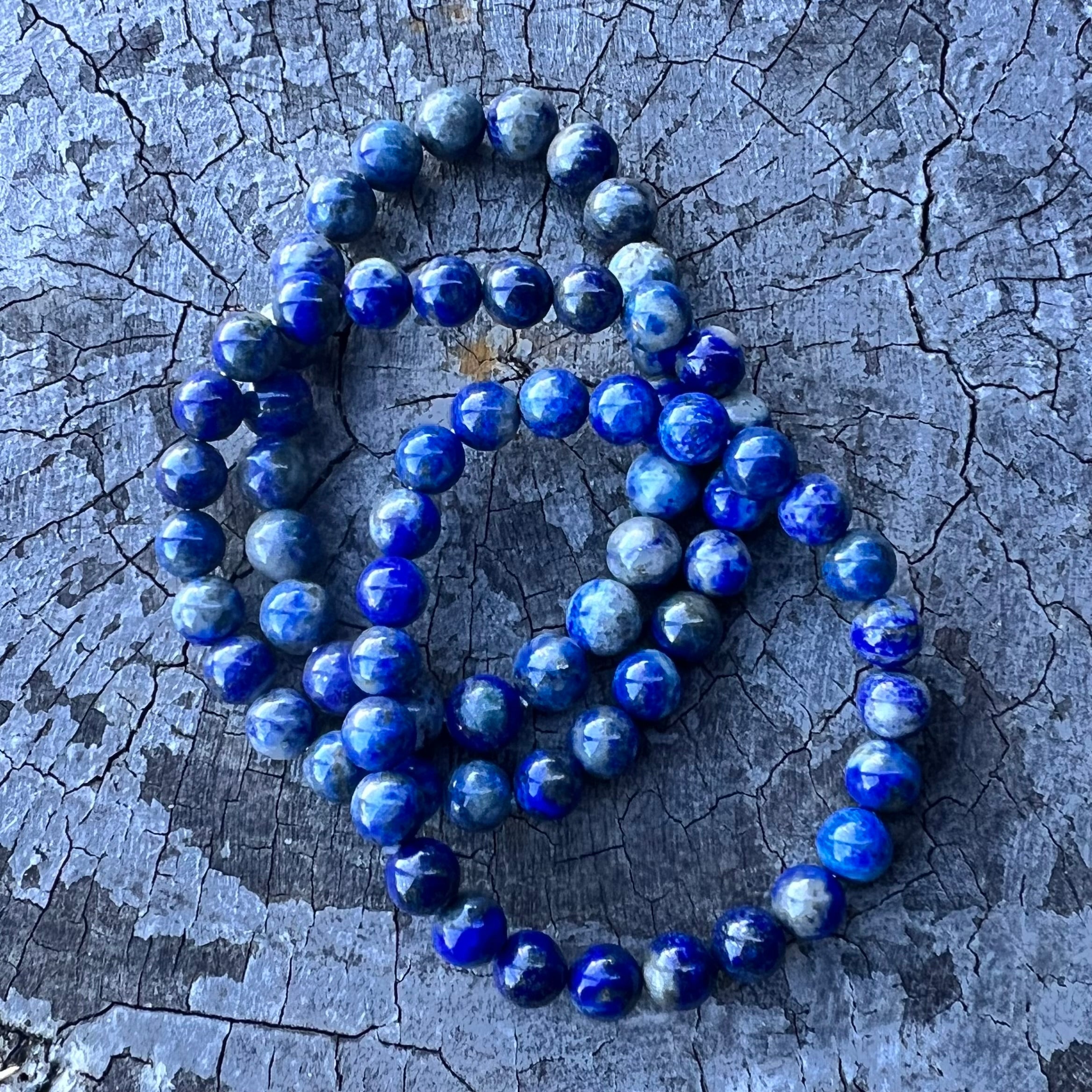 Lapis Lazuli Beaded Bracelet