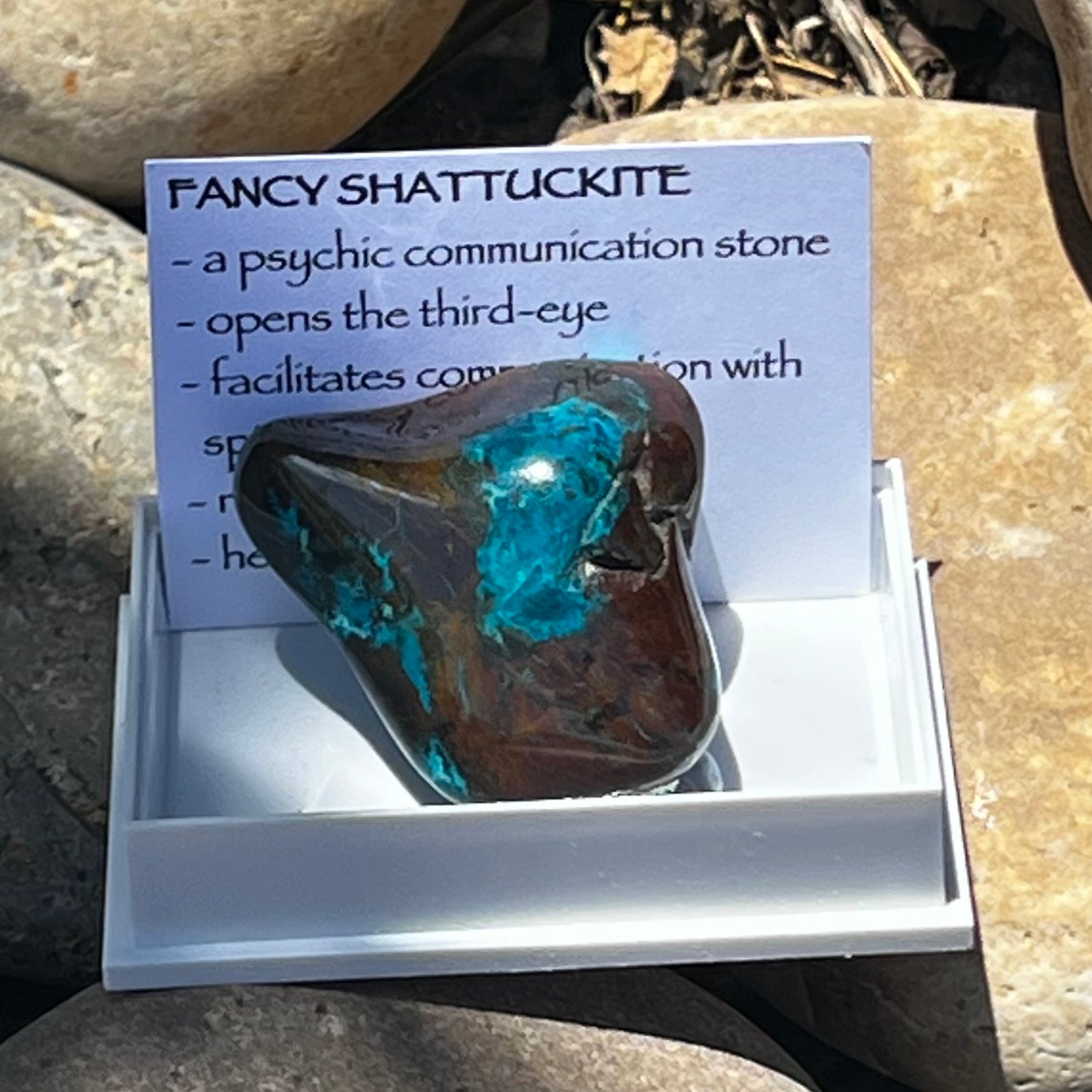 Fancy Shattuckite ~ Specialty Boxed Crystal