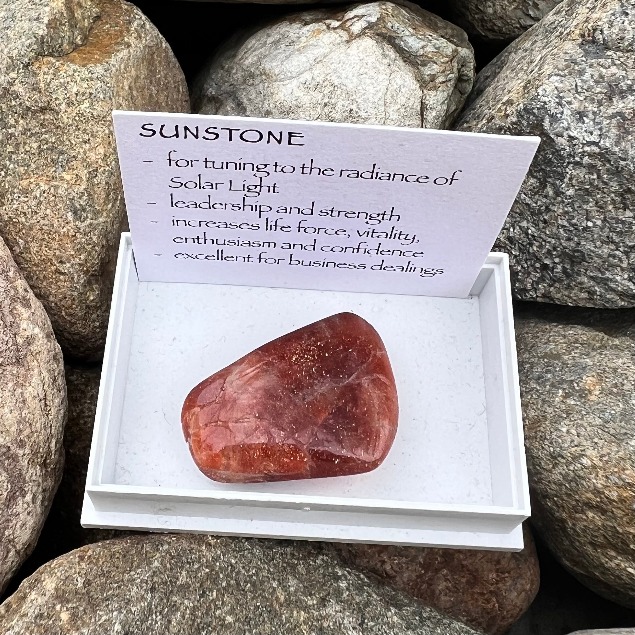 Sunstone ~ Specialty Boxed Crystal