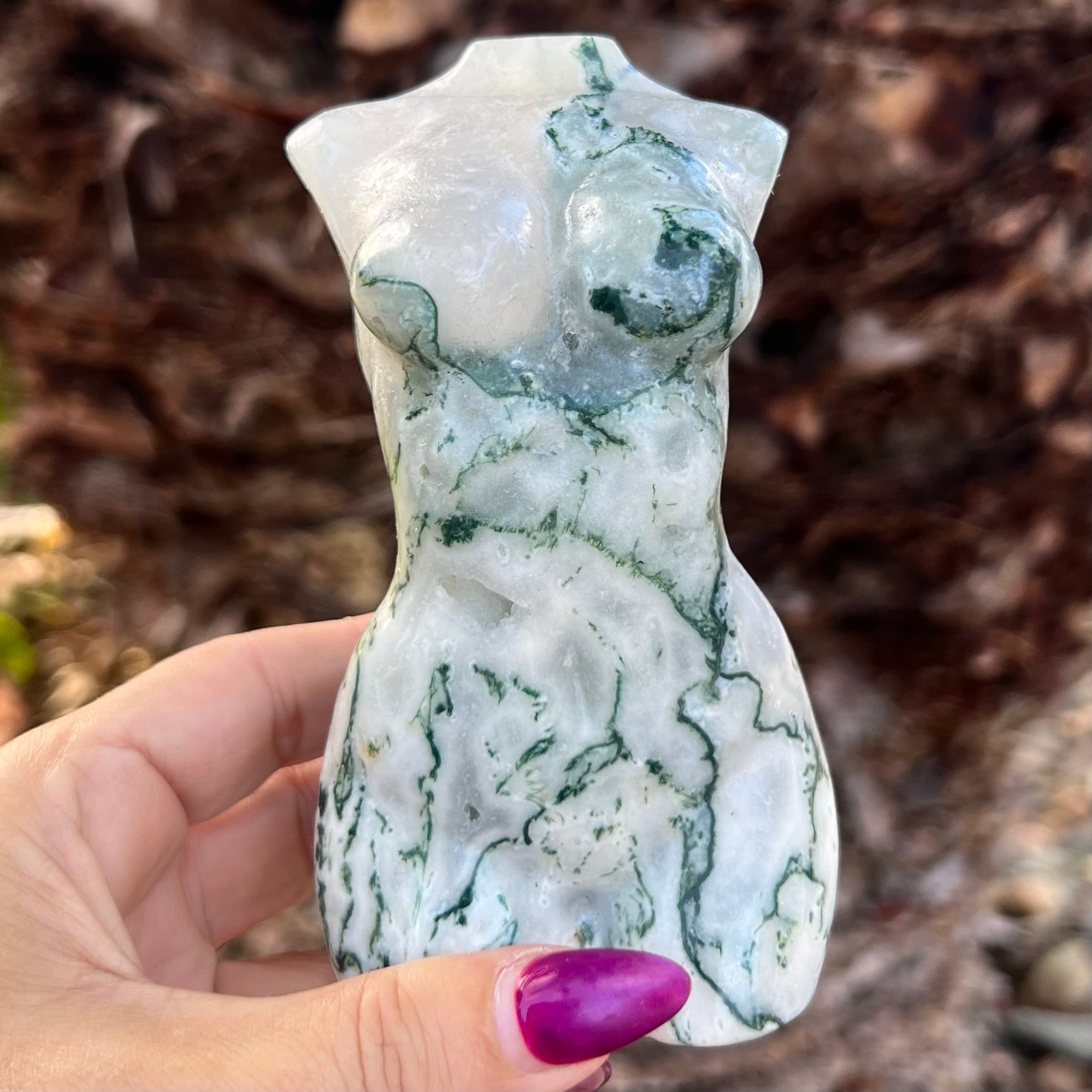 Moss Agate ~ Gaia Goddess ~ Mother Earth (3)