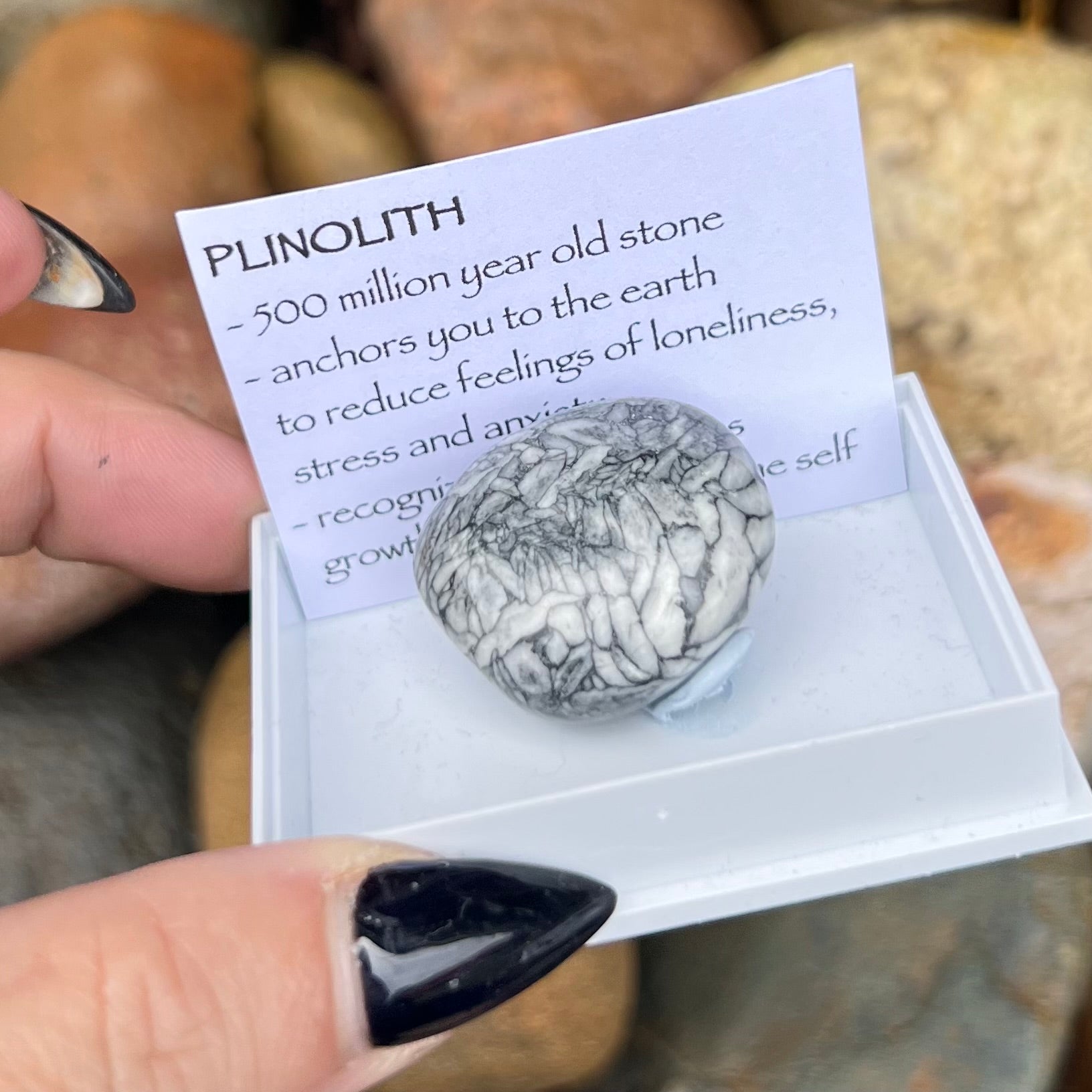 Plinolith Tumble ~ Specialty Boxed Crystal