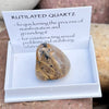 Golden Rutilated Quartz ~ Specialty Boxed Crystal