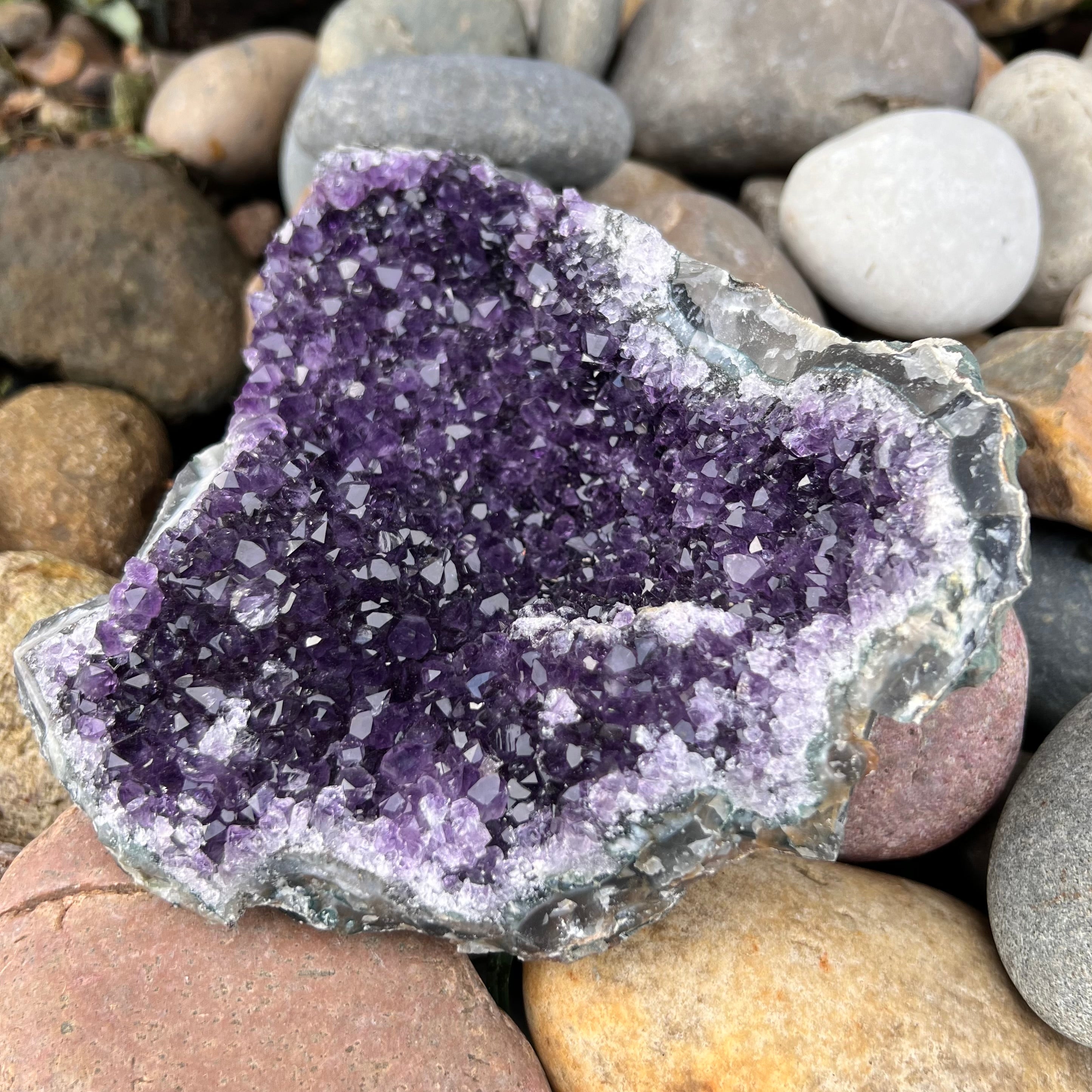 Raw Bowl Shaped Amethyst Cluster