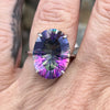 Mystic Topaz ~ Sterling Silver Ring ~ size 9