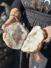 Clear Quartz Friendship Geode Pair (E)