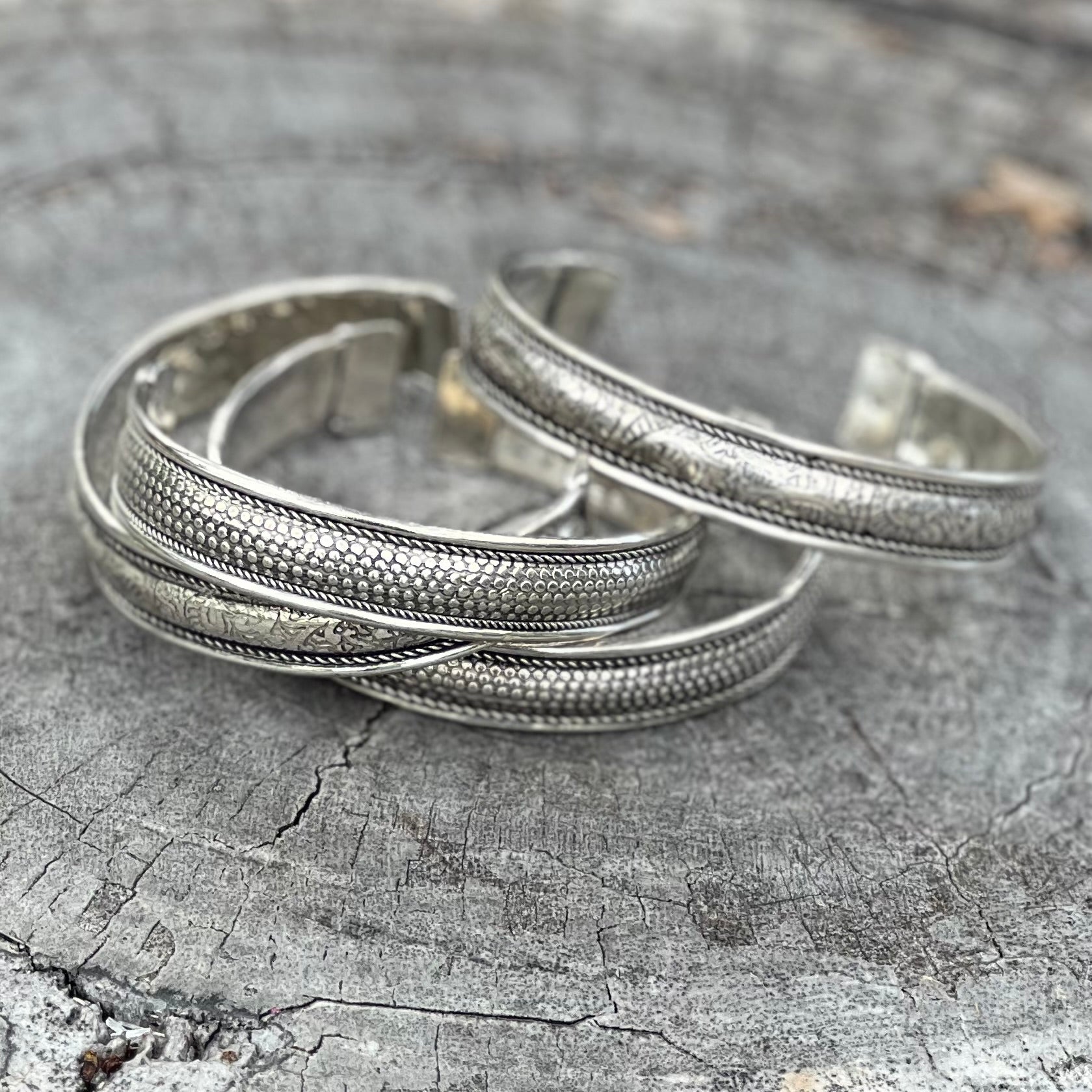 Indian Silver Bangle