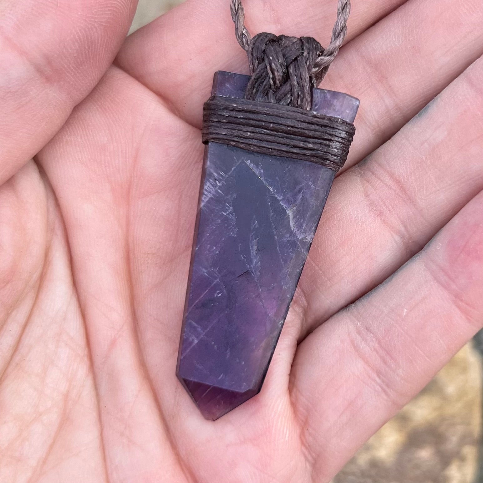 Muse Medicine ~ Amethyst Point ~ Tranquility Talisman