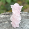 Memorial Angel ~ Rose Quartz Carving