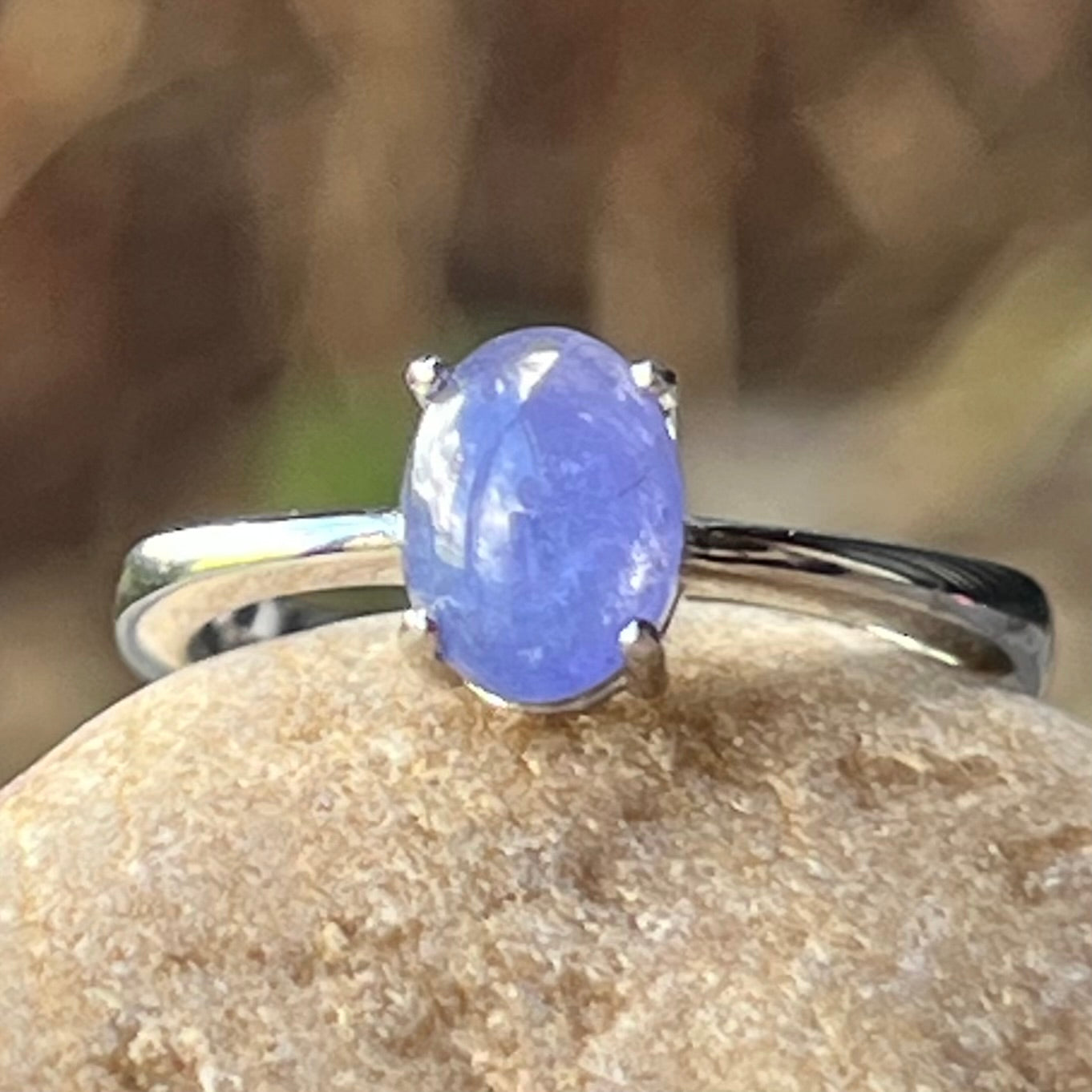 Tanzanite ~ Sterling Silver Ring ~ 7