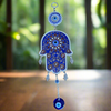 Hamsa Protection Evil Eye Hanger ~ Dark Blue