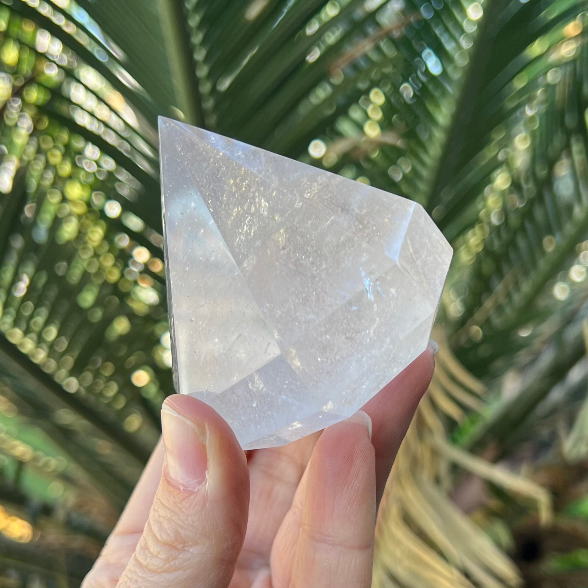 Clear Quartz Diamond Cut