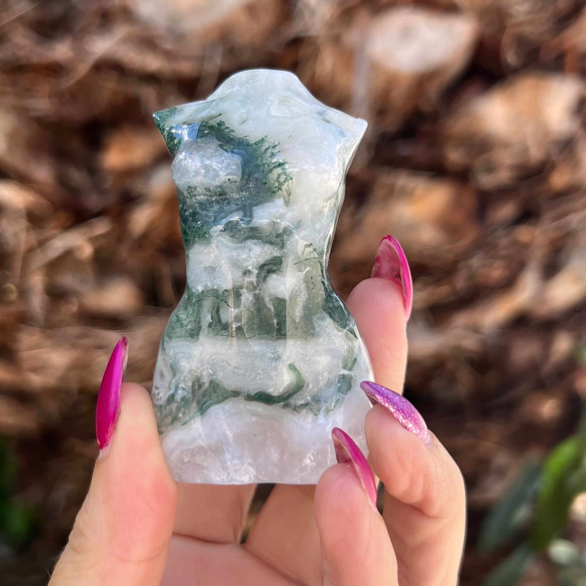 Moss Agate Mini Lady