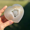 Agate Heart Carving ~ Small